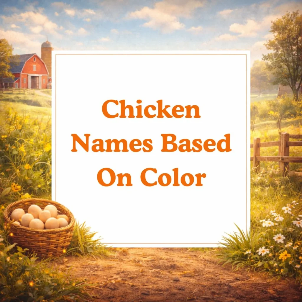 Chicken Names Based On Color