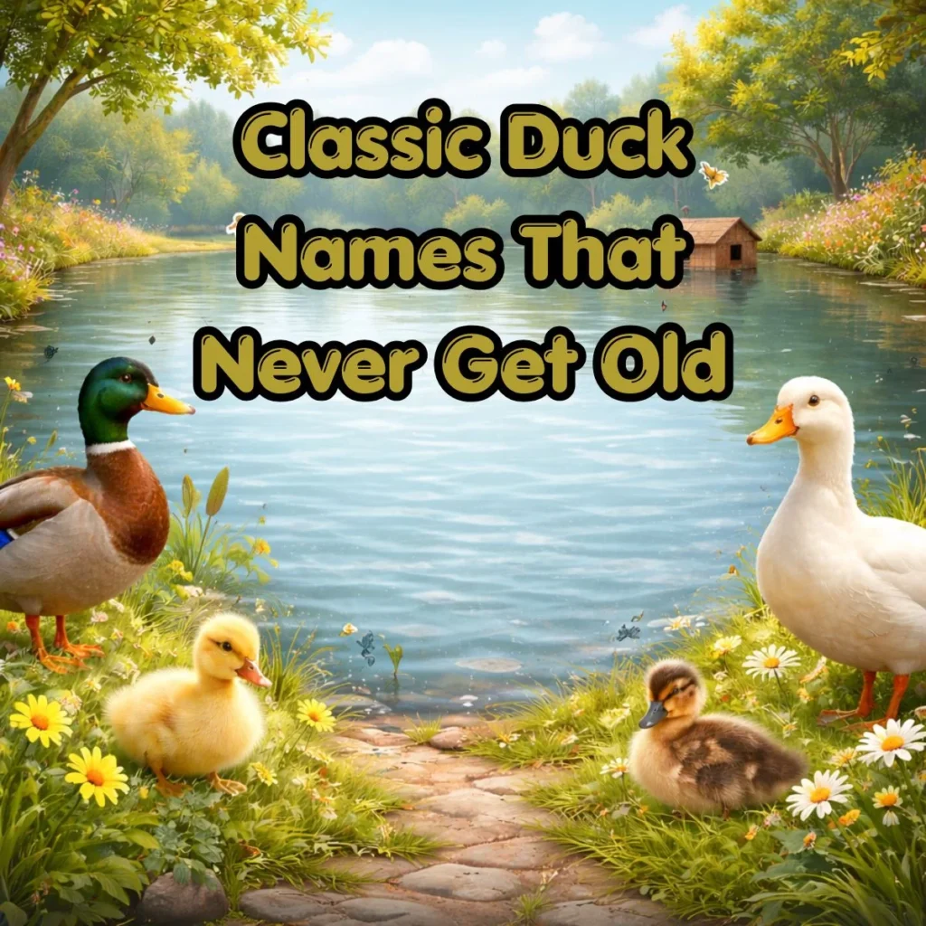 Classic Duck Names That Never Get Old