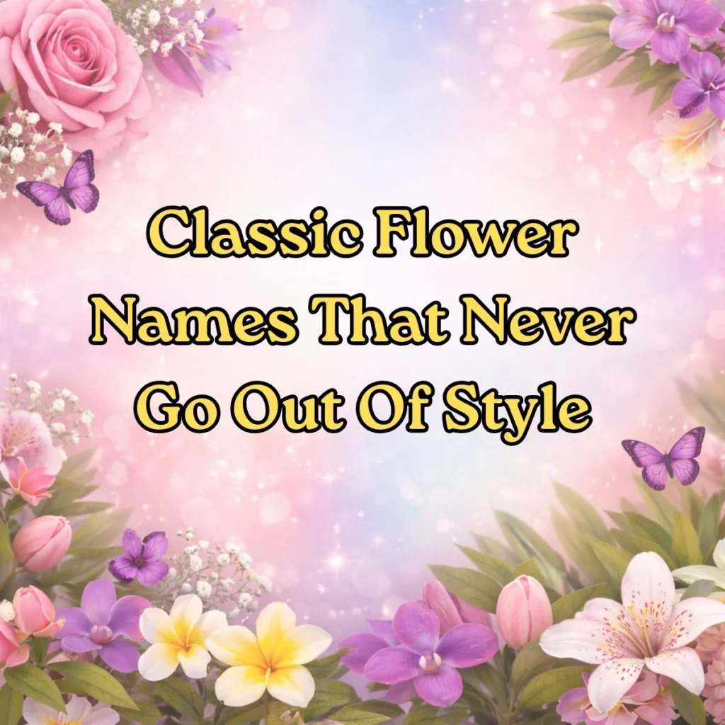 Classic Flower Names That Never Go Out Of Style