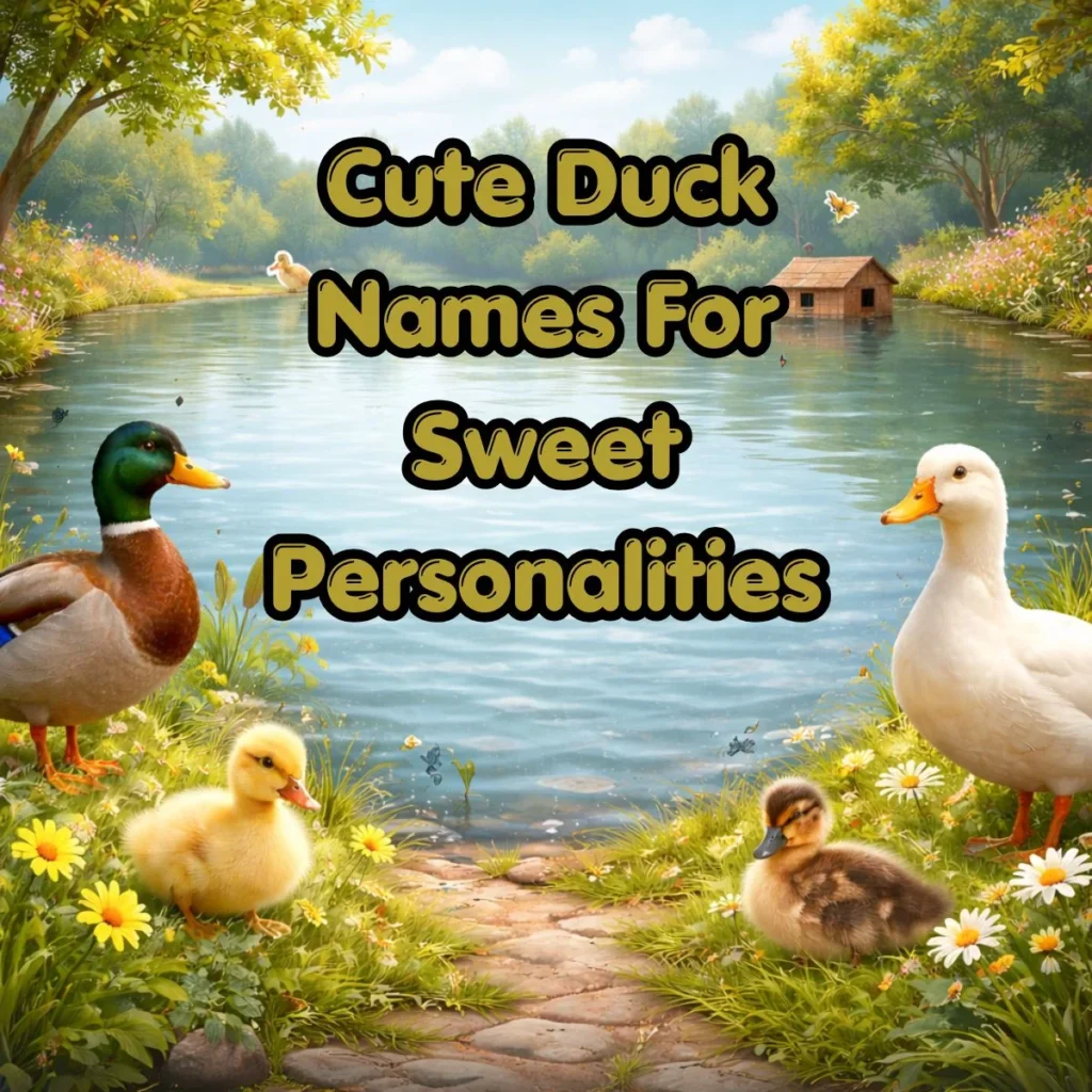 Cute Duck Names For Sweet Personalities