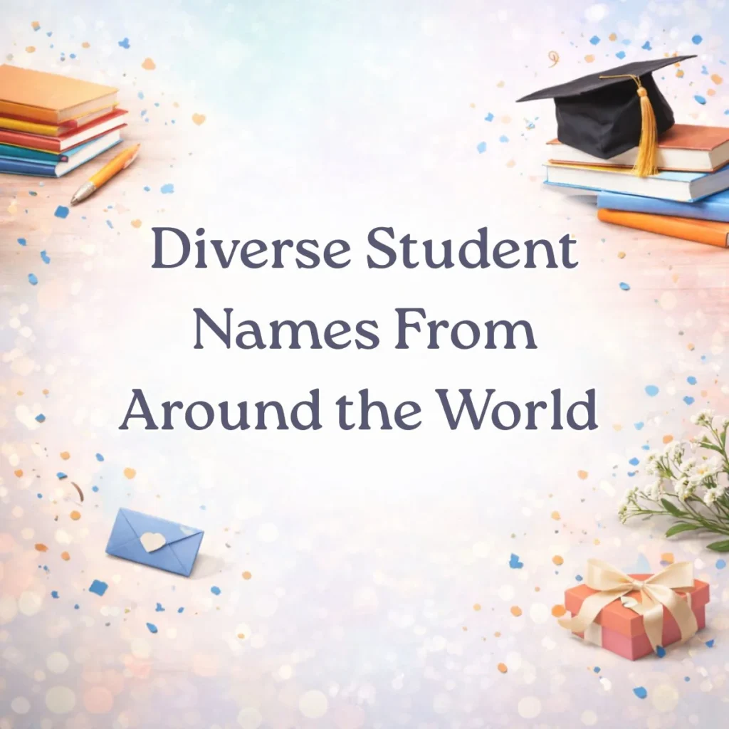 Diverse Student Names From Around the World 🌍