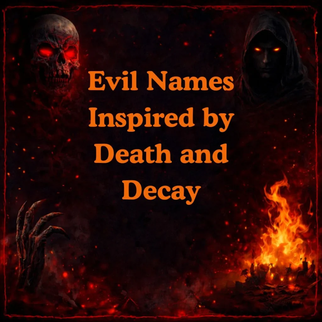 Evil Names Inspired by Death and Decay