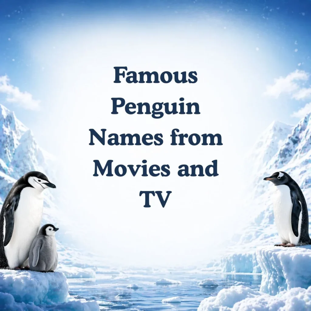 Famous Penguin Names from Movies and TV