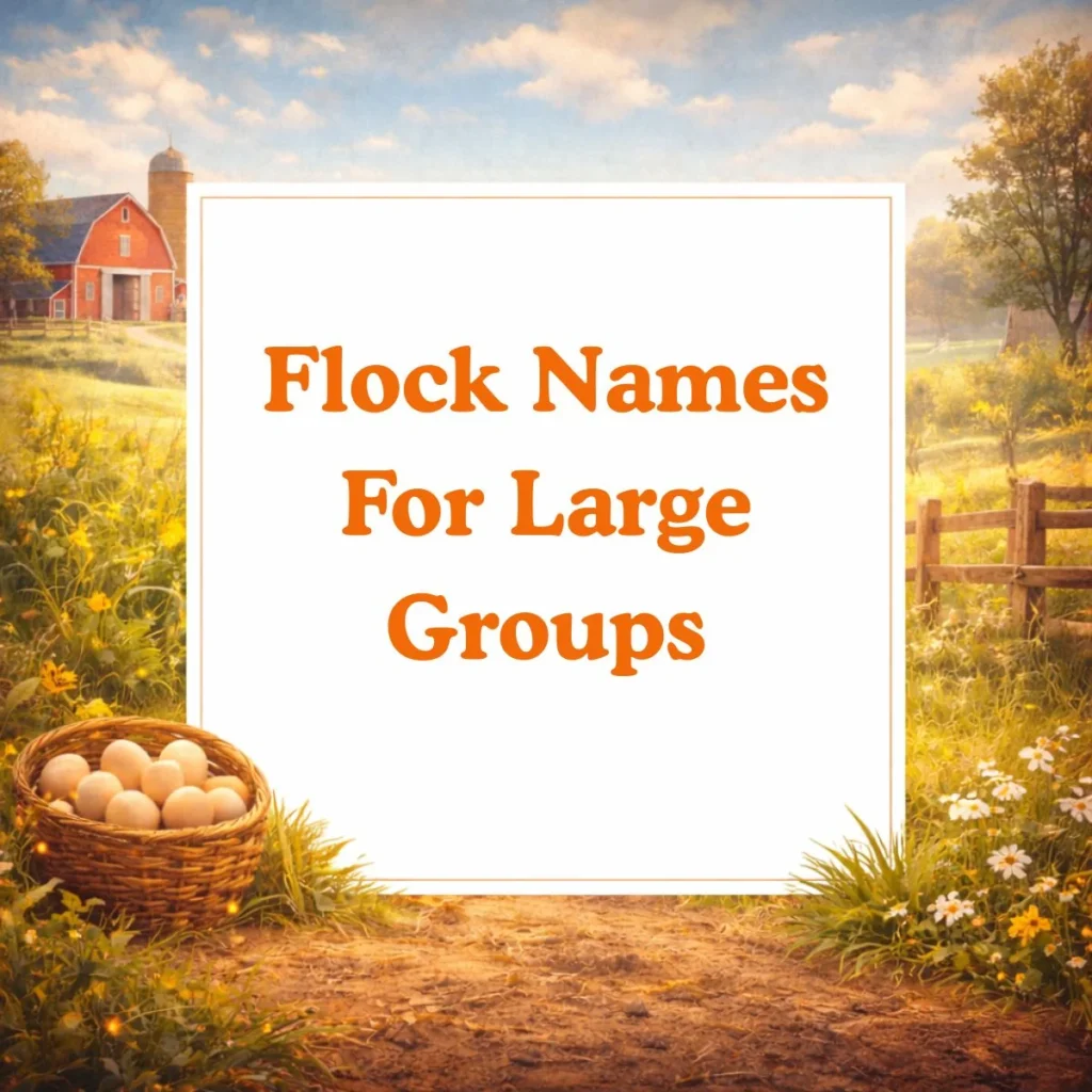 Flock Names For Large Groups