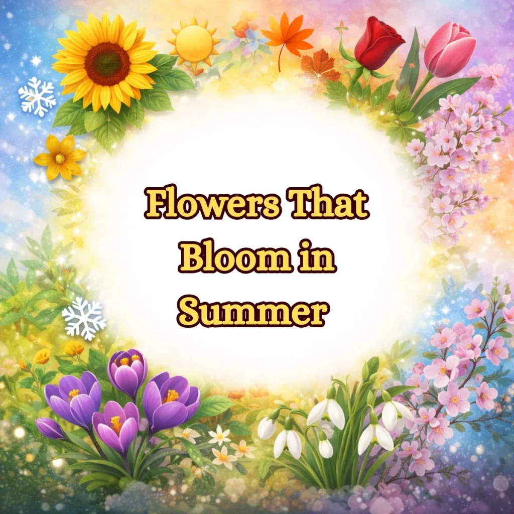 Flowers That Bloom in Summer ☀️