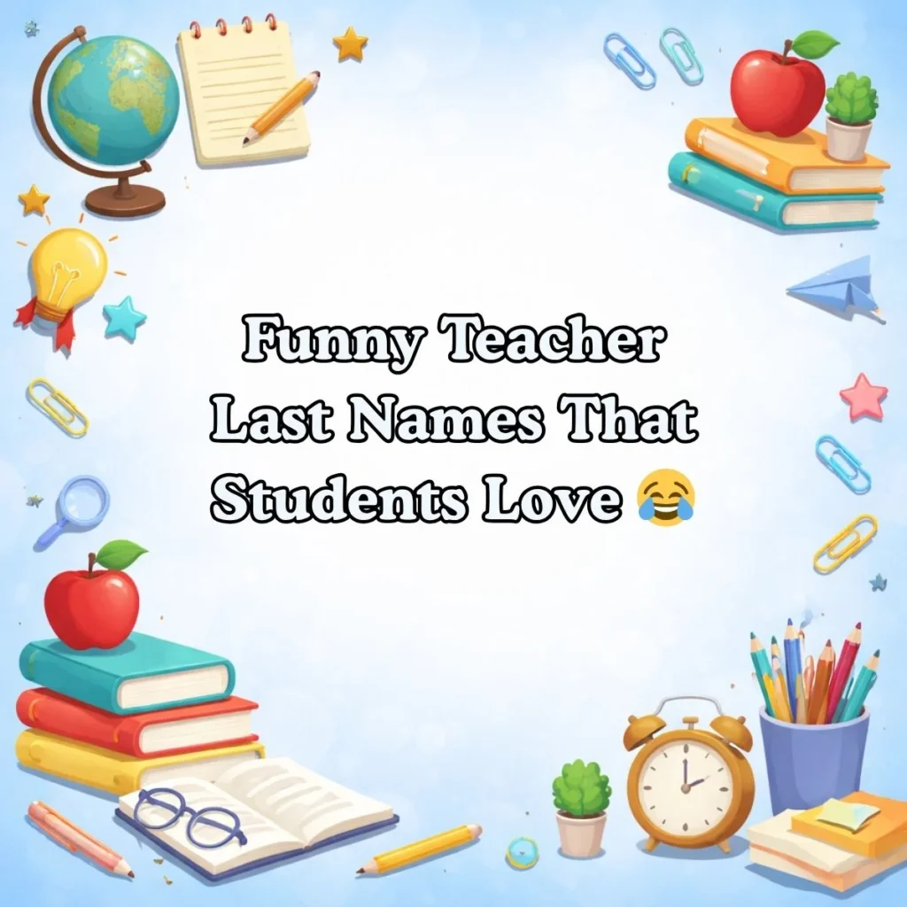 Funny Teacher Last Names That Students Love 😂