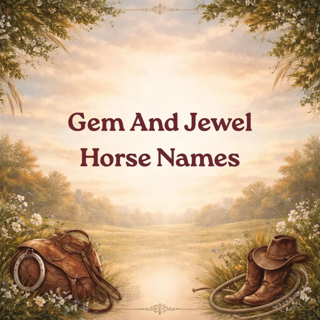 Gem And Jewel Horse Names