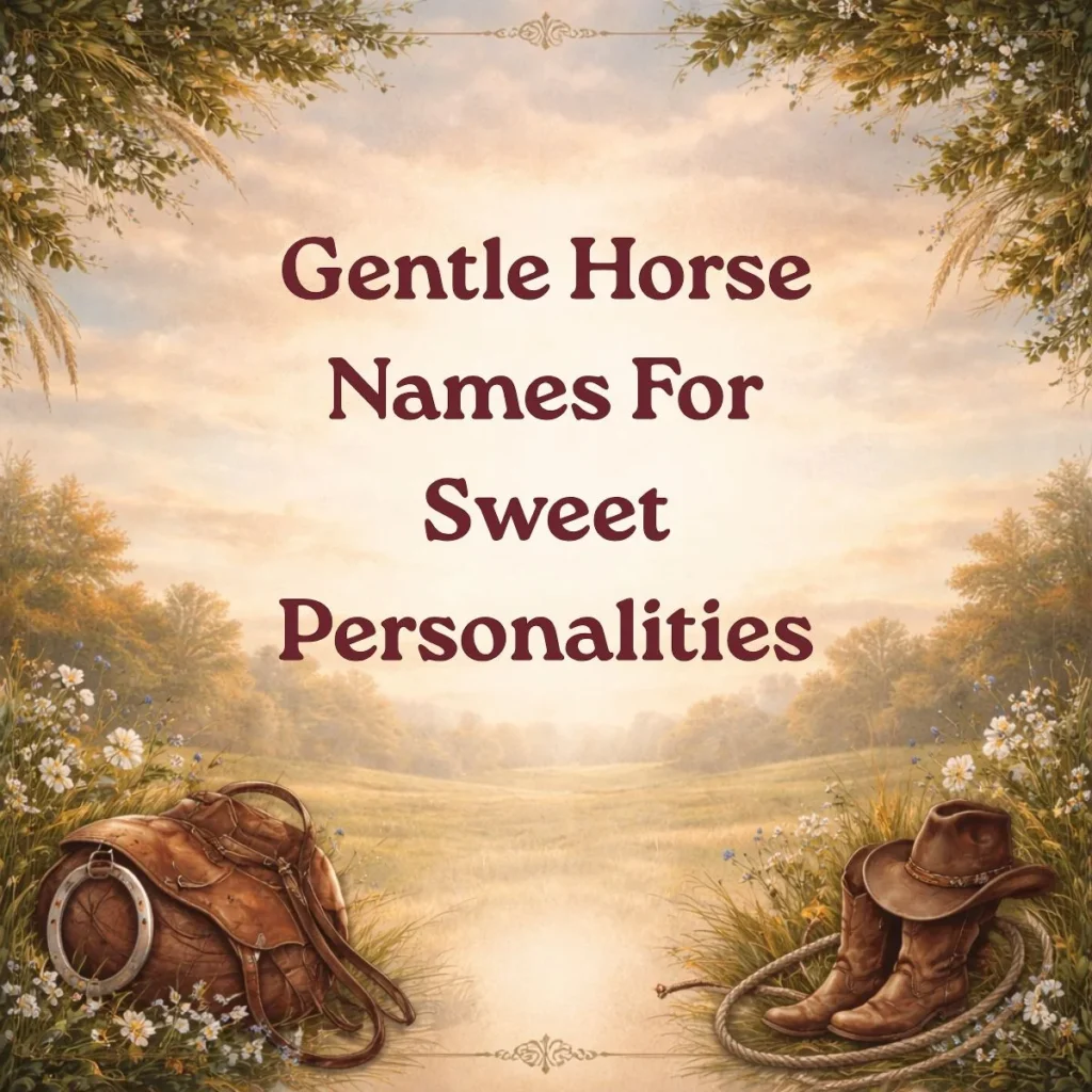 Gentle Horse Names For Sweet Personalities