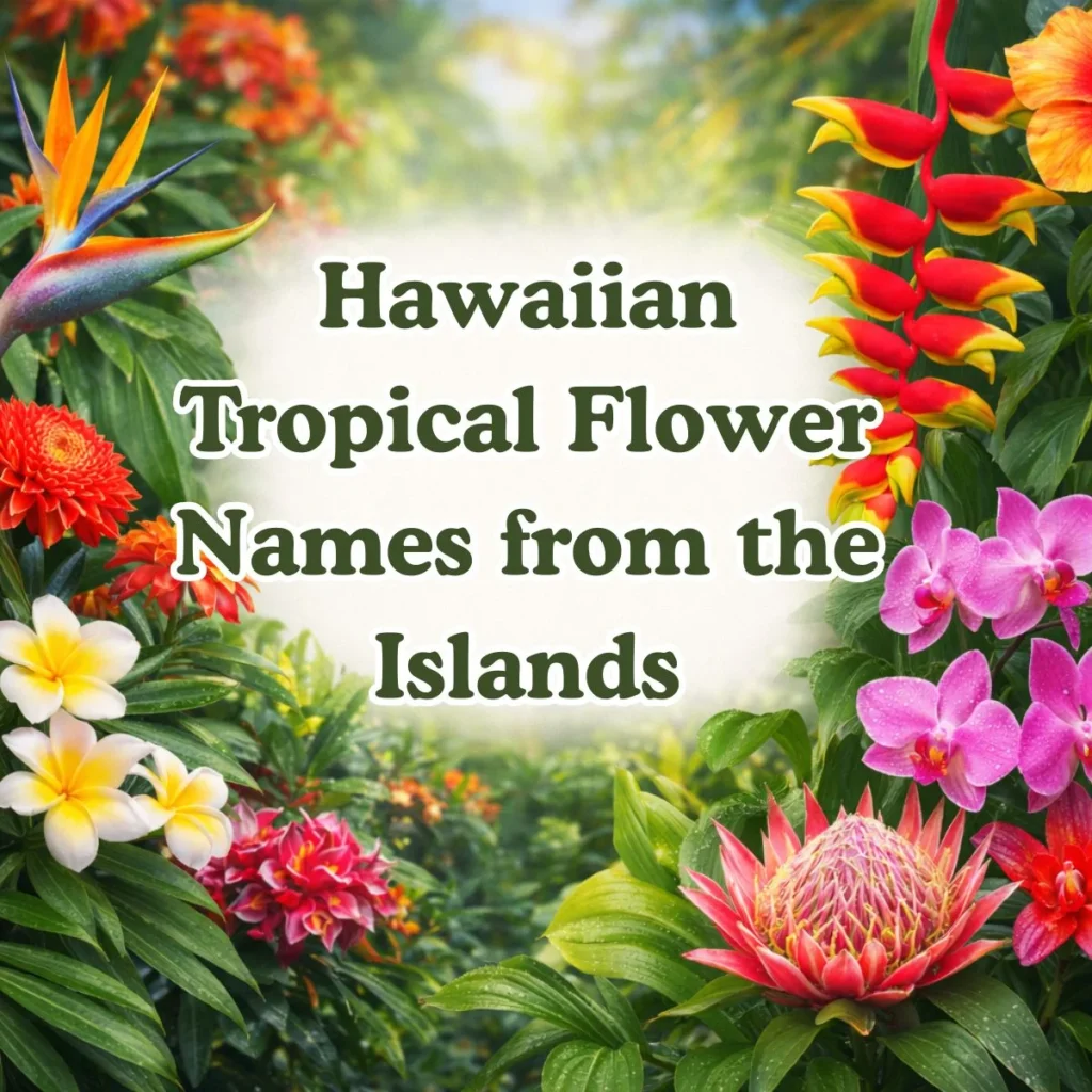 Hawaiian Tropical Flower Names from the Islands