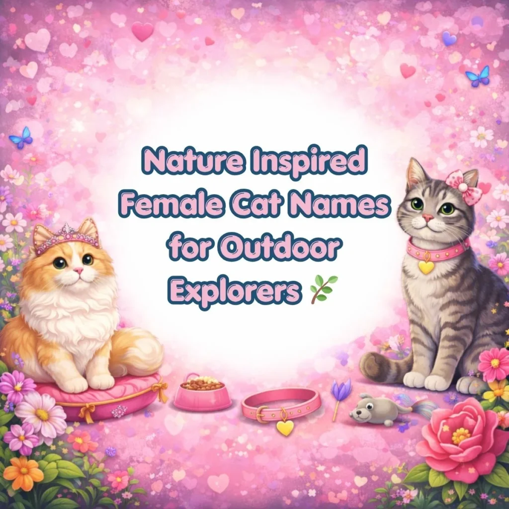Nature Inspired Female Cat Names for Outdoor Explorers 🌿
