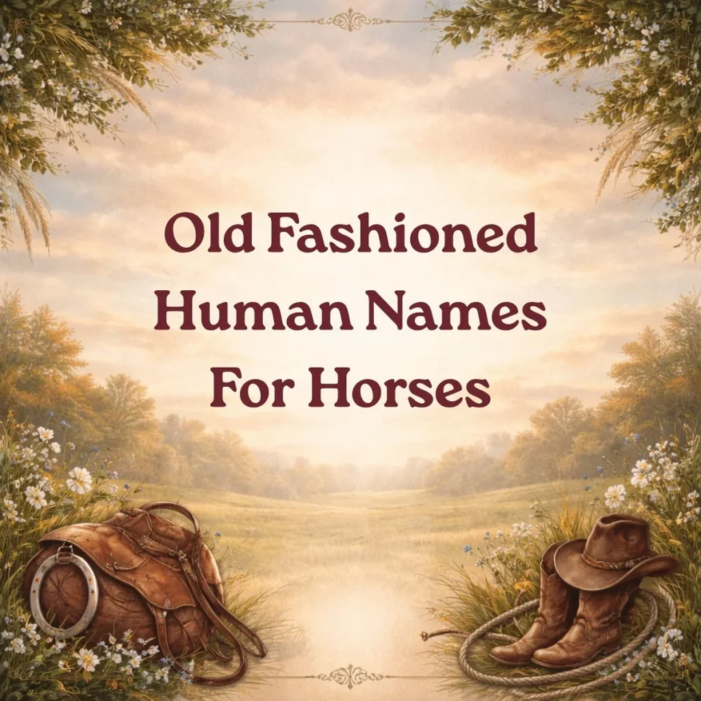 Old Fashioned Human Names For Horses