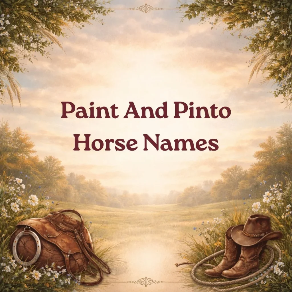 Paint And Pinto Horse Names