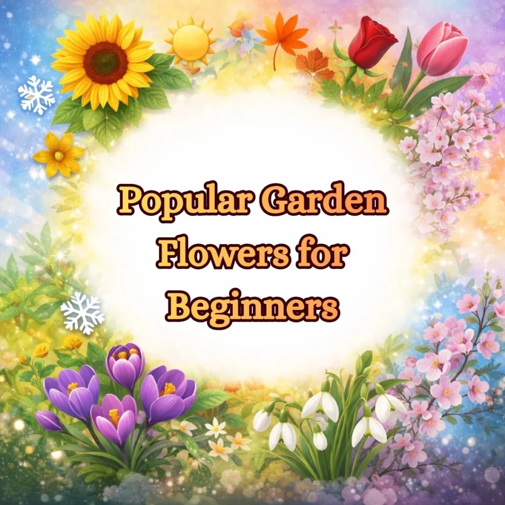 Popular Garden Flowers for Beginners 🌱