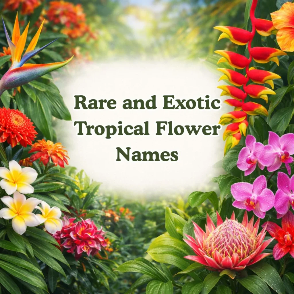 Rare and Exotic Tropical Flower Names