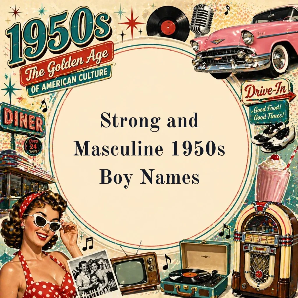Strong and Masculine 1950s Boy Names