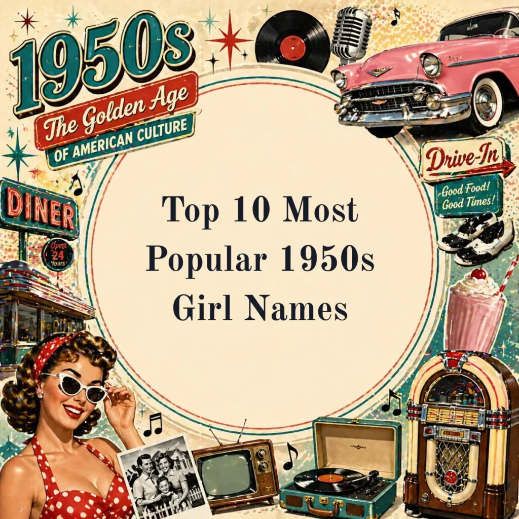 Top 10 Most Popular 1950s Girl Names