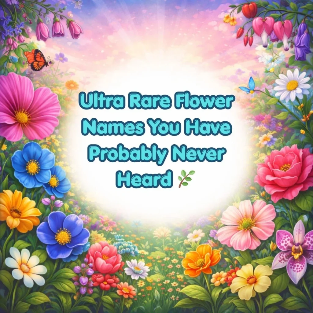 Ultra Rare Flower Names You Have Probably Never Heard 🌿