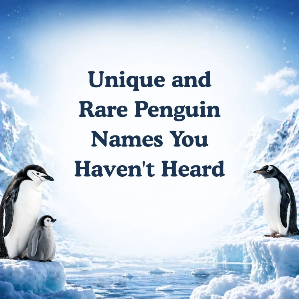Unique and Rare Penguin Names You Haven't Heard