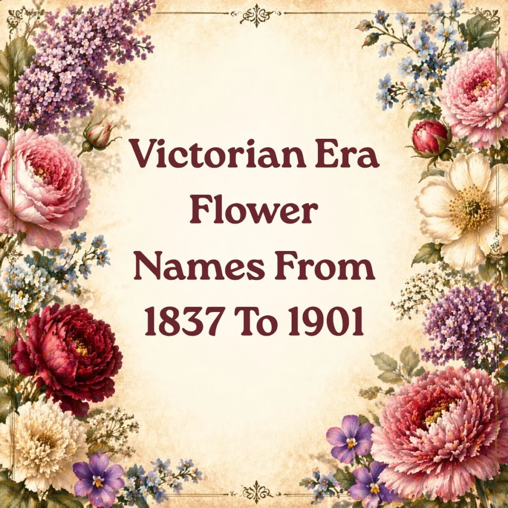 Victorian Era Flower Names From 1837 To 1901