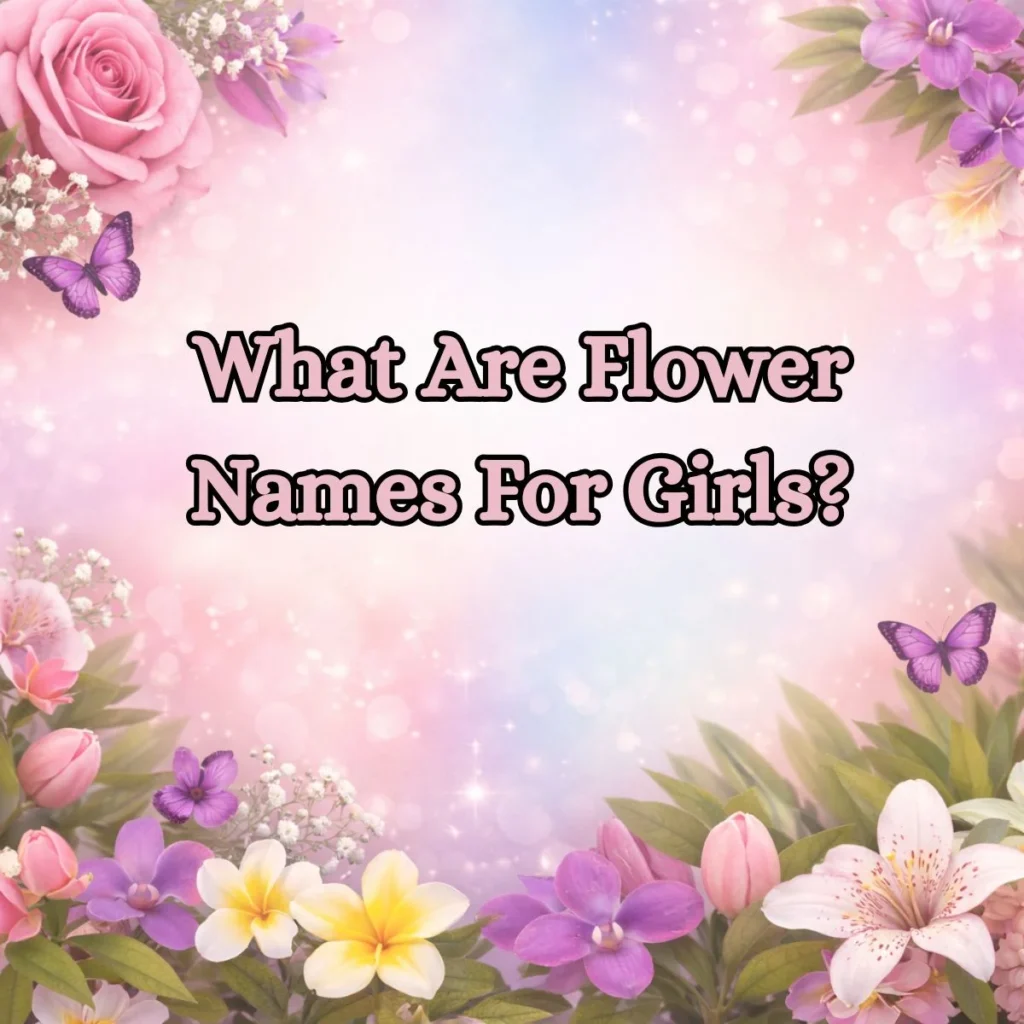 What Are Flower Names For Girls