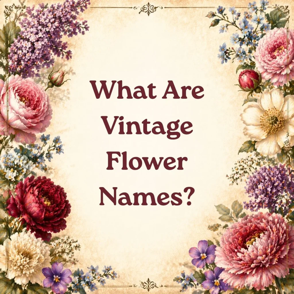 What Are Vintage Flower Names