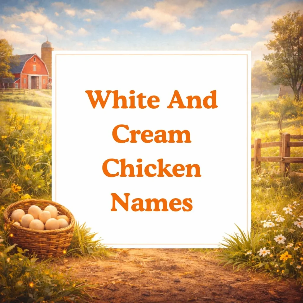 White And Cream Chicken Names