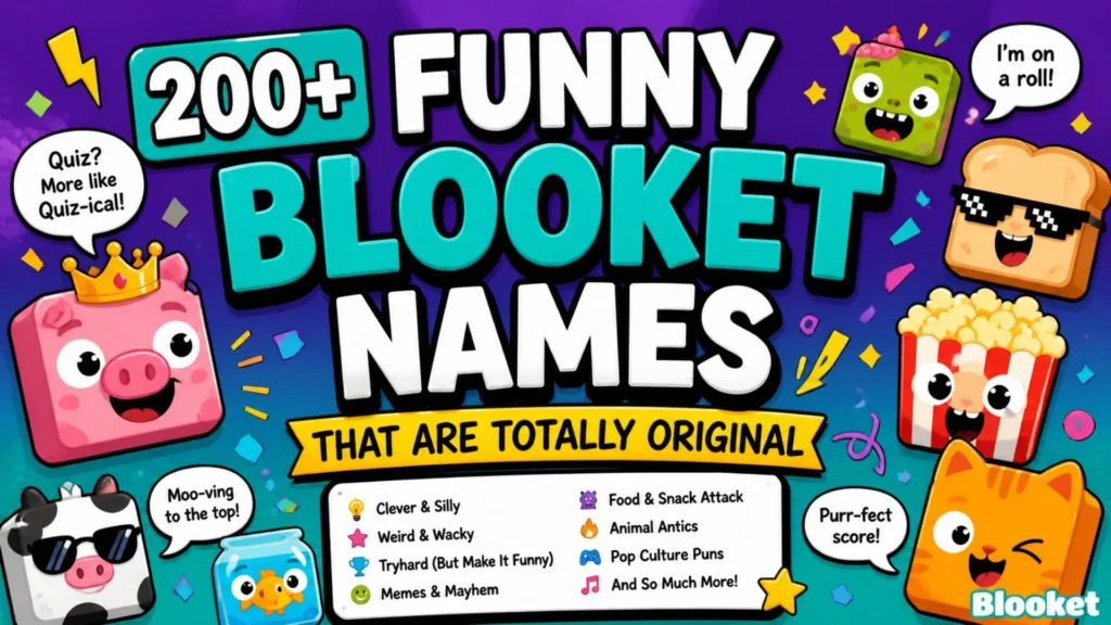 200+ Funny Blooket Names That Are Totally Original