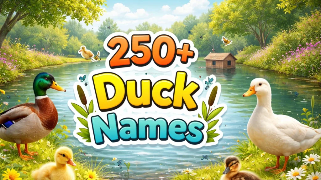 250+ Duck Names For Mallards Pekins And Backyard Ponds