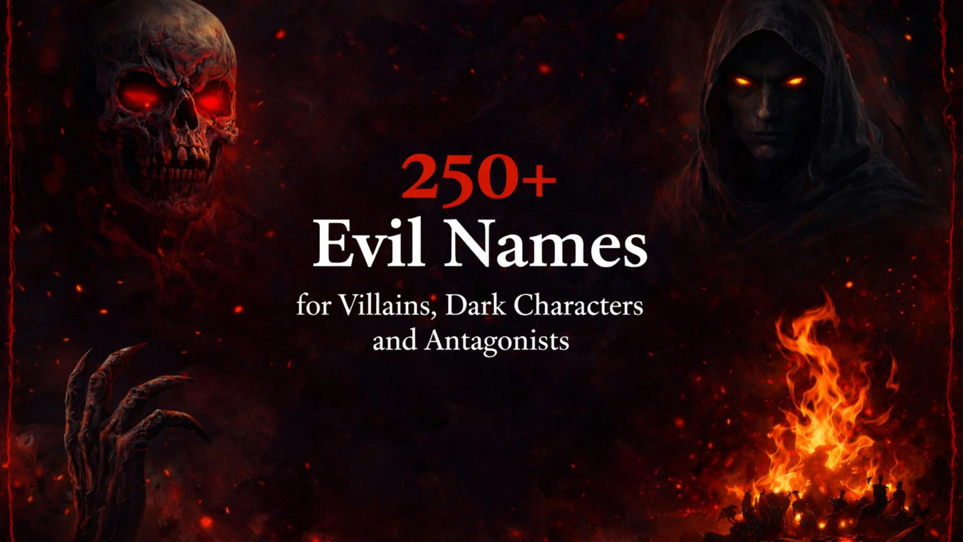 250+ Evil Names for Villains, Dark Characters and Antagonists