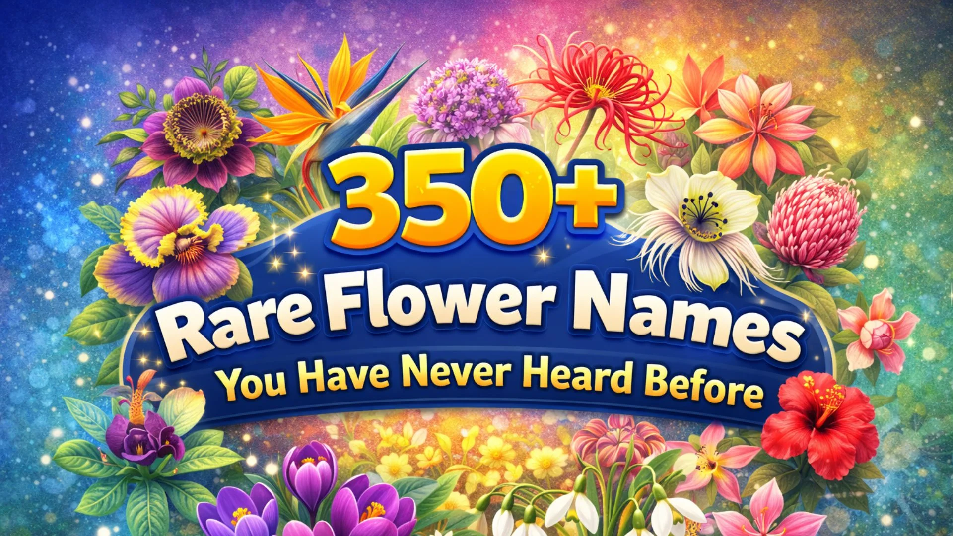 350+ Rare Flower Names You Have Never Heard Before 🌺