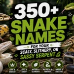 350+ Snake Names for Your Scaly, Slithery, or Sassy Serpent 🐍