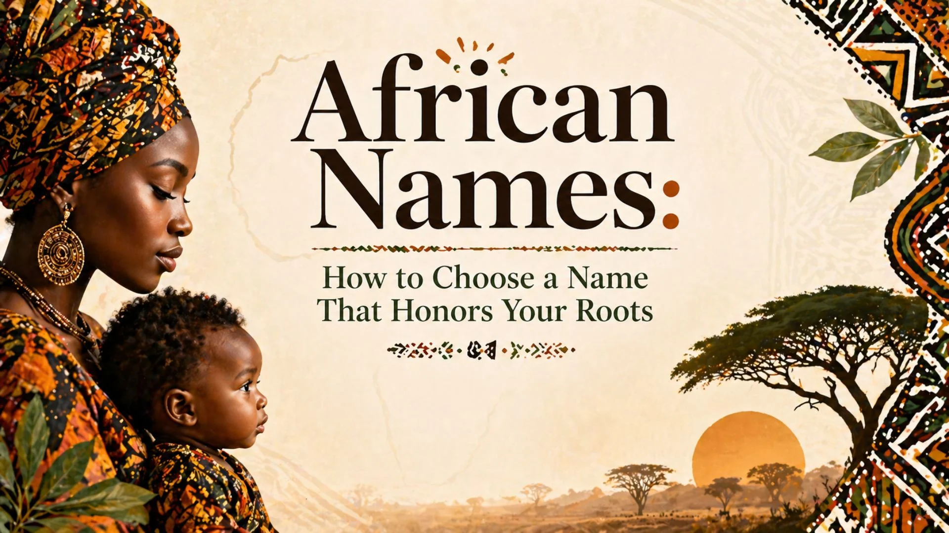 African Names How to Choose a Name That Honors Your Roots