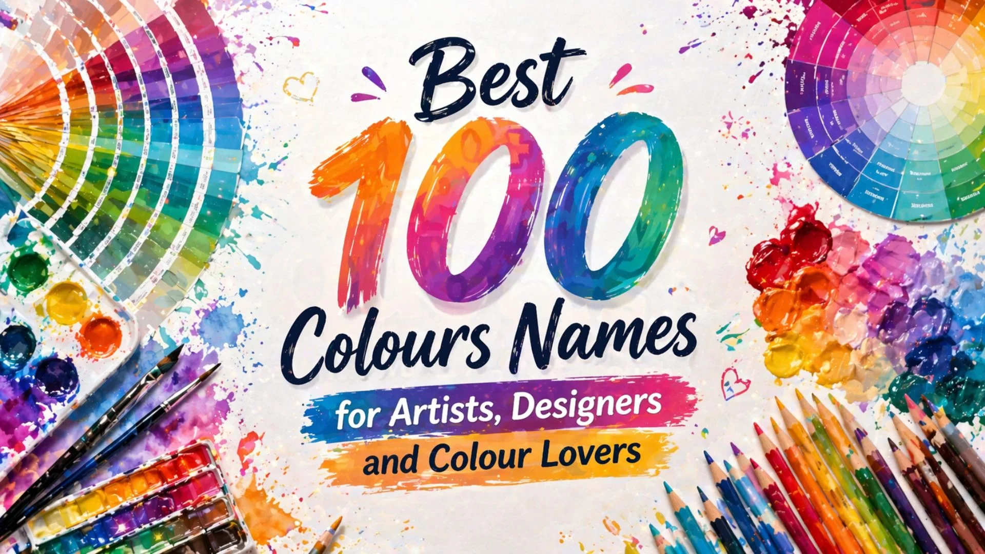 Best 100 Colours Name for Artists, Designers and Colour Lovers