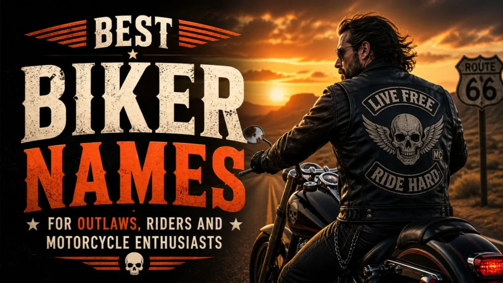 Best Biker Names for Outlaws, Riders and Motorcycle Enthusiasts