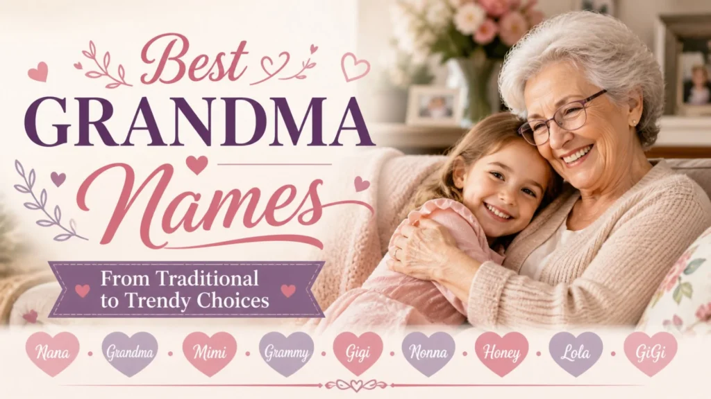 Best Grandma Names From Traditional to Trendy Choices