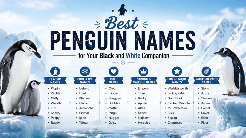 Best Penguin Names for Your Black and White Companion