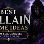 Best Villain Name Ideas From Evil Geniuses to Dark Lords