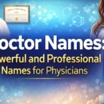 Doctor NamesPowerful and Professional Names for Physicians