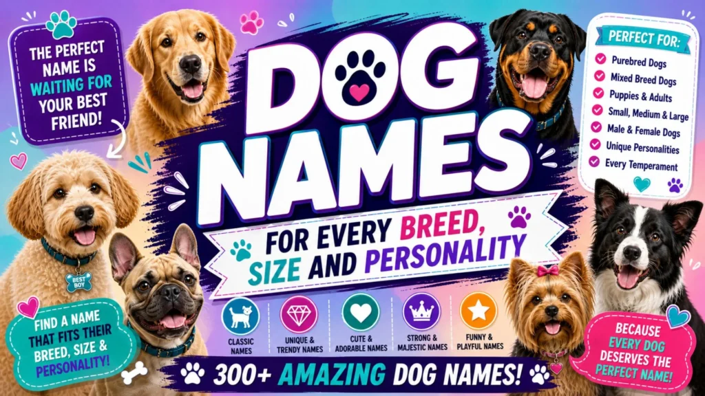 Dog Names For Every Breed Size And Personality