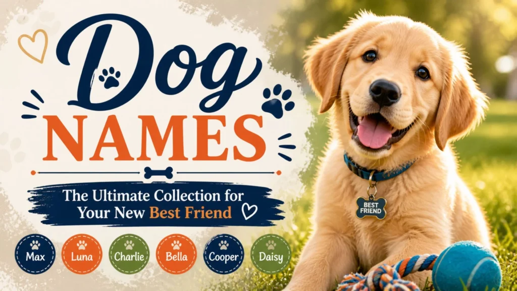 Dog Names The Ultimate Collection for Your New Best Friend