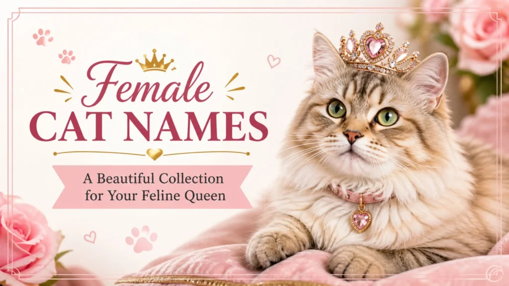 Female Cat Names A Beautiful Collection for Your Feline Queen
