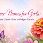 Flower Names for Girls From Classic Rose to Unique Zinnia