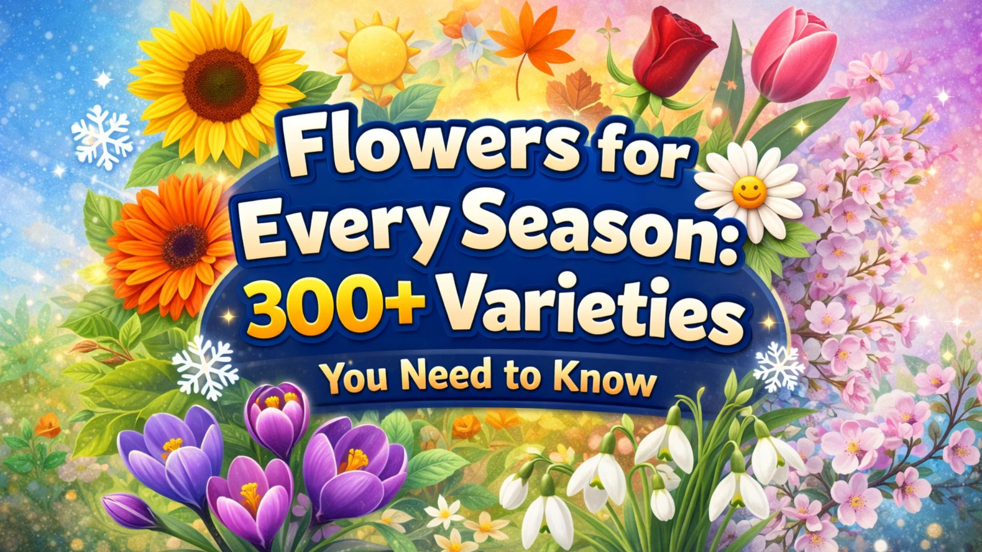 Flowers for Every Season 300+ Varieties You Need to Know 🌼