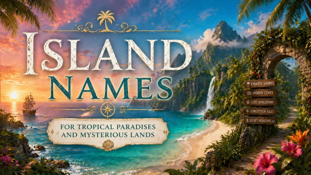 Island Names for Tropical Paradises and Mysterious Lands