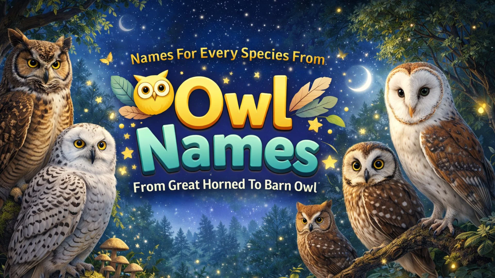 Owl Names For Every Species From Great Horned To Barn Owl
