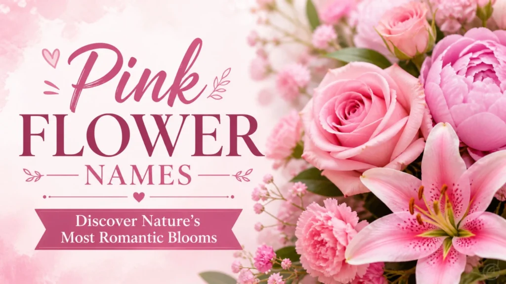 Pink Flower Names Discover Nature's Most Romantic Blooms