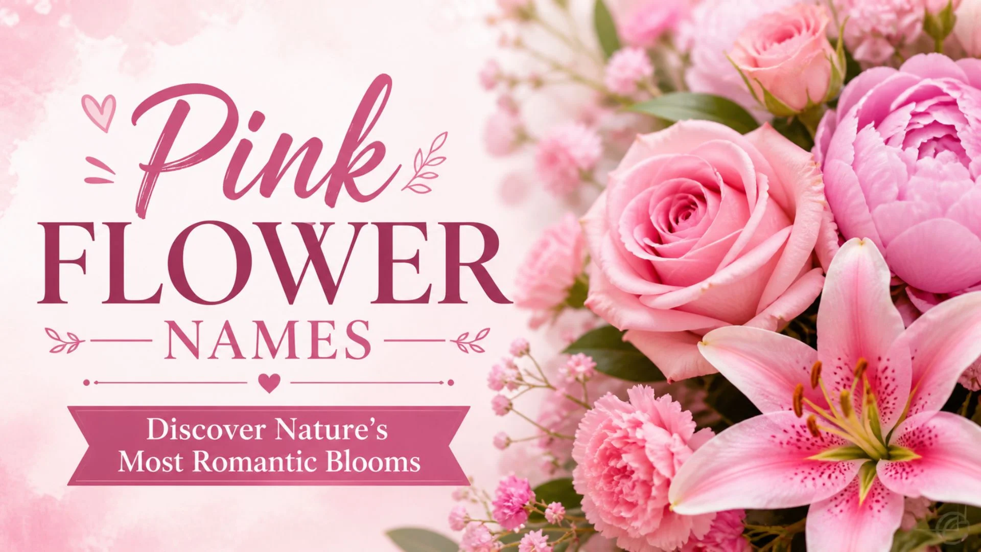 Pink Flower Names Discover Nature's Most Romantic Blooms