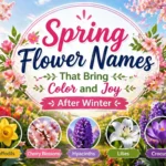 Spring Flower Names That Bring Color and Joy After Winter