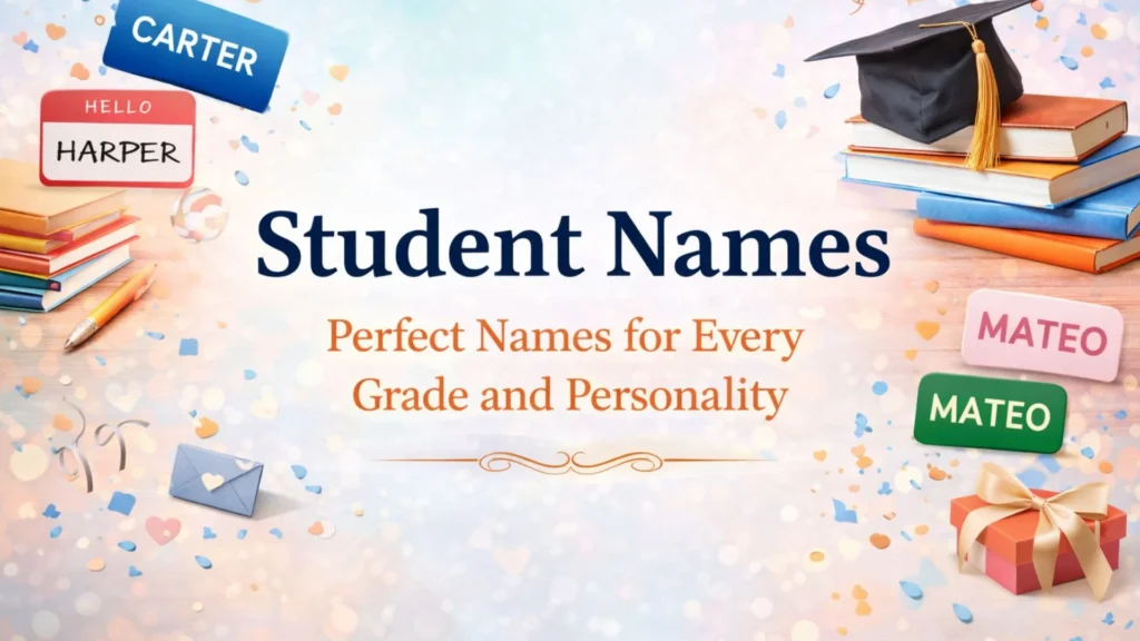 Student Names Perfect Names for Every Grade and Personality
