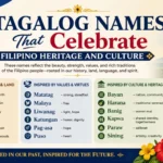 Tagalog Names That Celebrate Filipino Heritage and Culture
